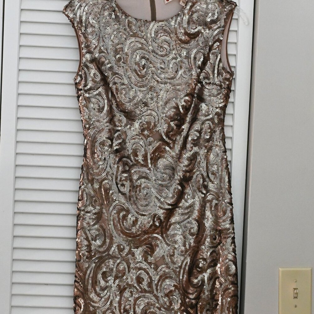 Cap Sleeve Sequin Cocktail dress